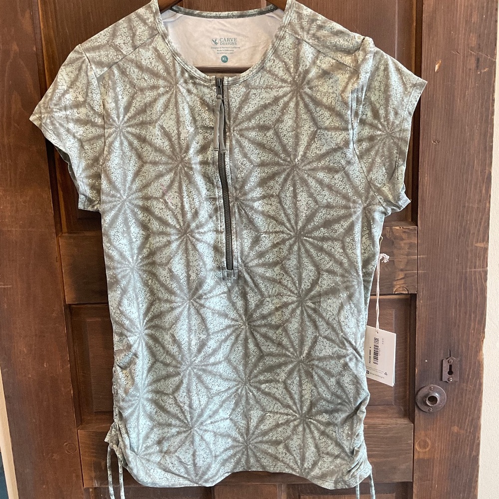 Carve Designs Rashguard XL Moss Makai NWT